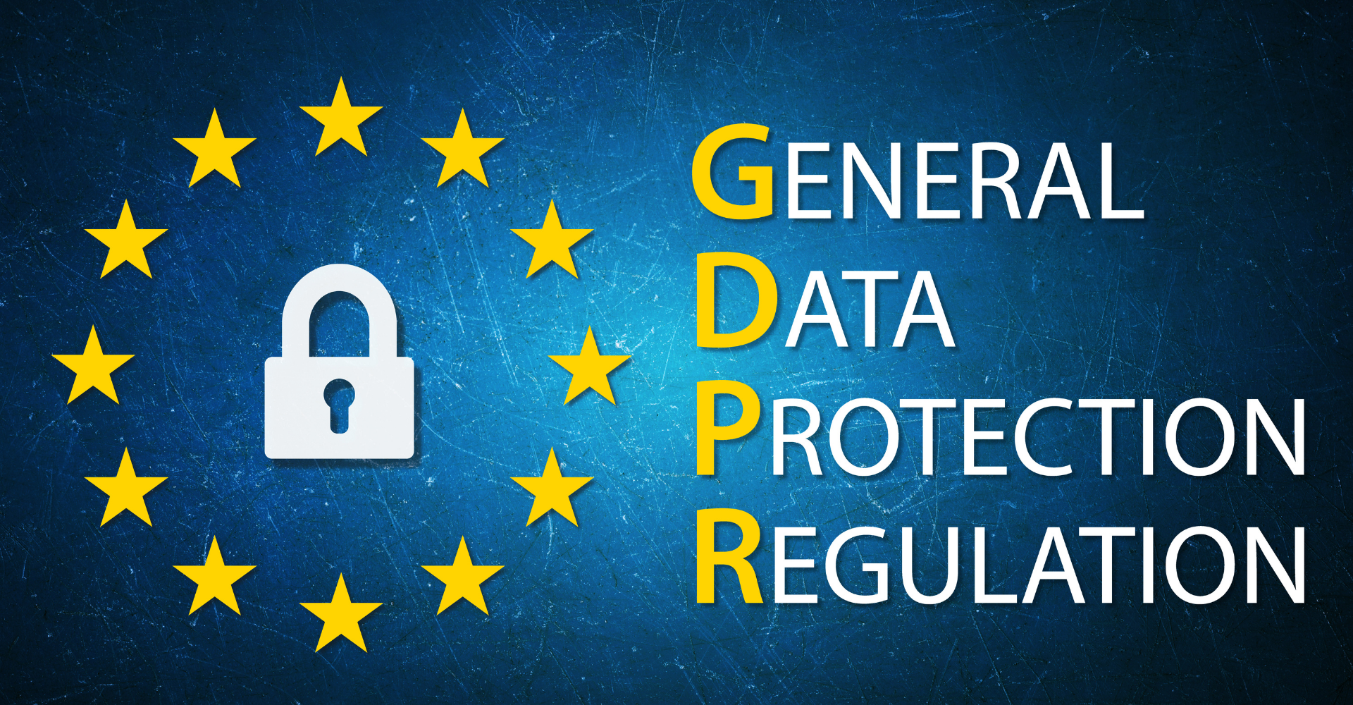 A lock next to general data protection regulation